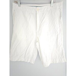 Mens Lacoste White Shorts Size 42 With Pockets - EUC